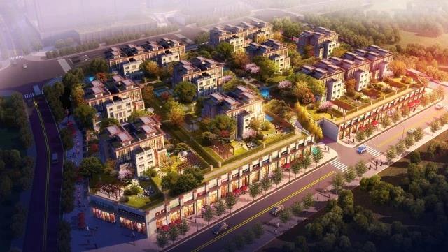 AG凯发·悦来壹号叠拼鸟瞰效果图 AG凯发·悦来壹号叠拼鸟瞰效果图